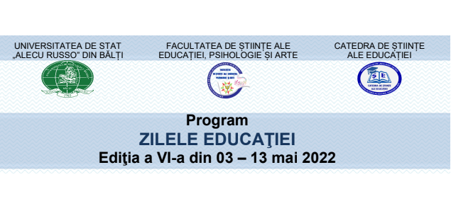 Programul ZILELE EDUCAȚIEI, Ediția a VI-a