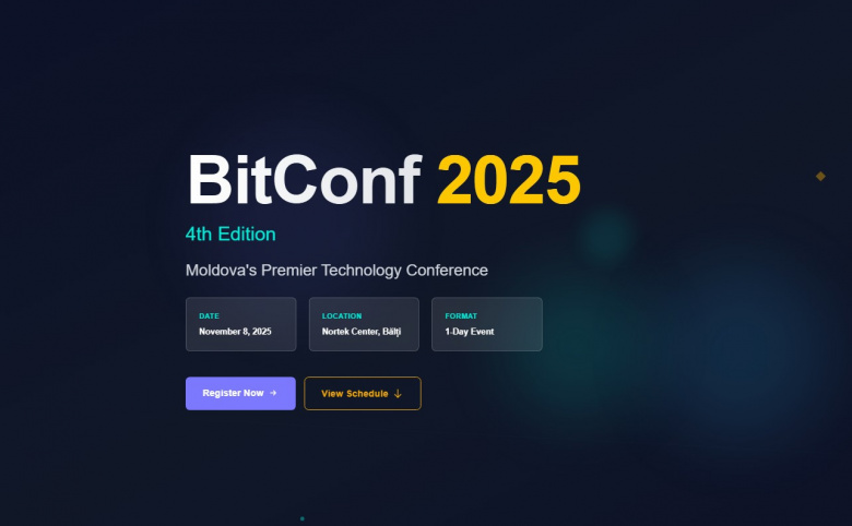 BITConf 2025 – Viitorul tehnologiei se întâlnește la Bălți