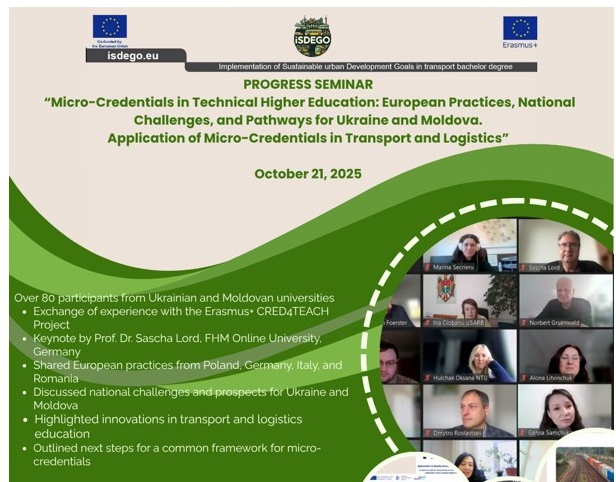 Seminar de progres „Micro-Credite în învățământul superior tehnic”